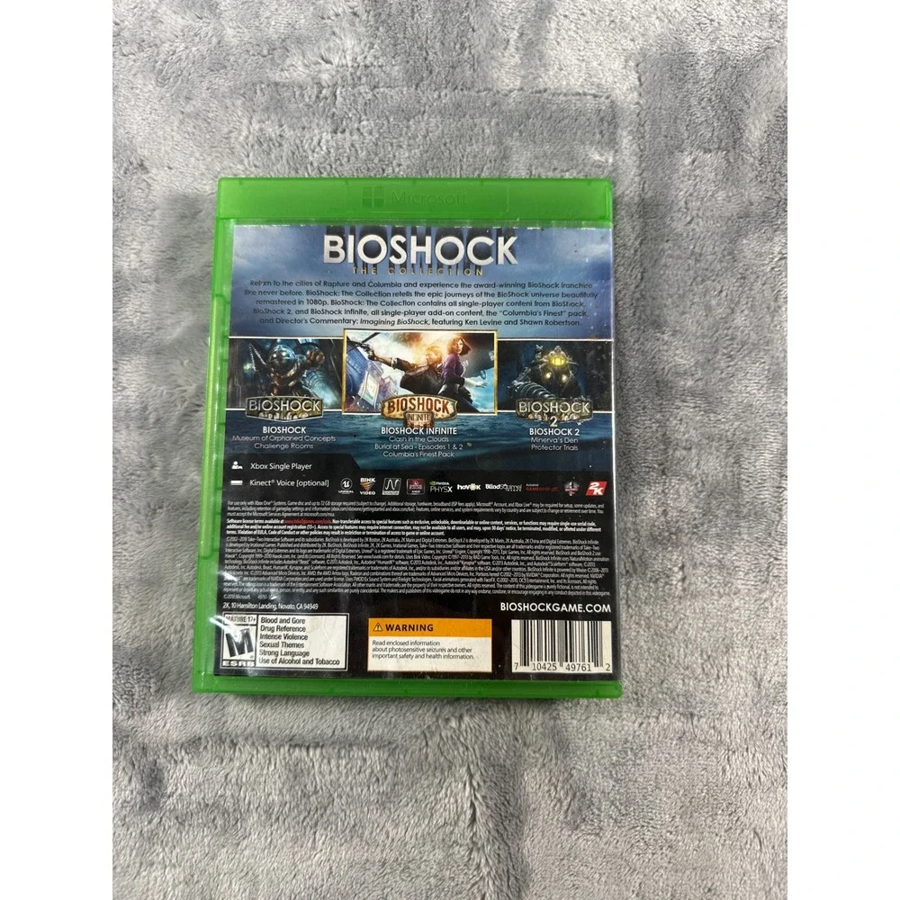 BioShock The Collection Xbox One Greatest Hits Remastered Trilogy 2K Games